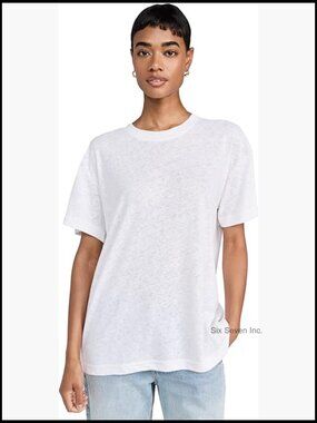 Women's Faith Linen Tee - Lightweight Linen Jersey